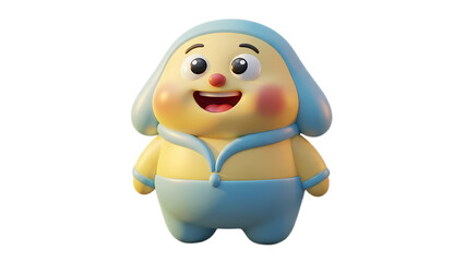 3d emoji emote for social media icon cute character design 