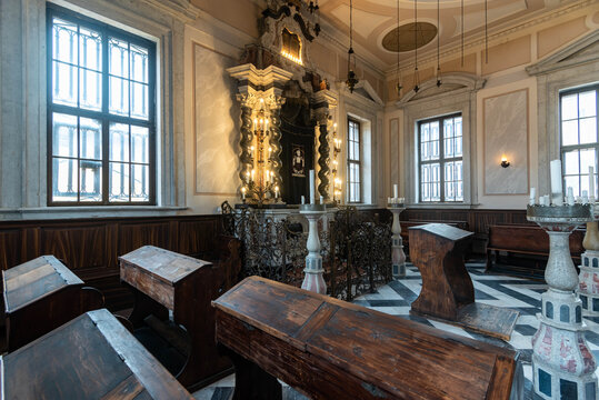 Interni della sinagoga di Gorizia 