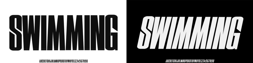 Sport Modern Future Logo Alphabet Font and Number. Typography abstract italic bold fonts technology, sport, movie brand and logos. vector illustration	