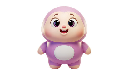 Naklejka premium 3d emoji emote for social media icon cute character design 