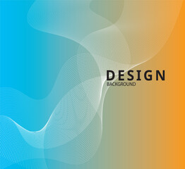 Abstract Gradient Wave Lines Background,Futuristic Flow Curve Pattern, Modern Colorful Blend of Blue Purple Red, Dynamic Swirl Line Art Template for Poster, Banner, Web, and Graphic Design