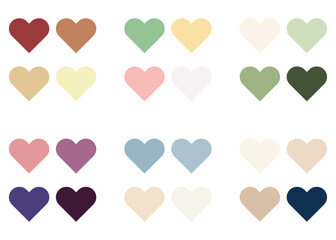 Abstract Color palette