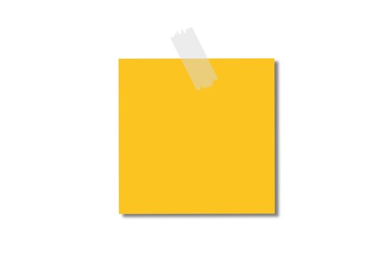 yellow sticky note