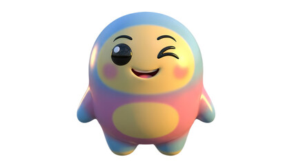 3d emoji emote for social media icon cute character design 