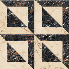 Geometric marble mosaic wallpaper  floor elements ceramic tile design