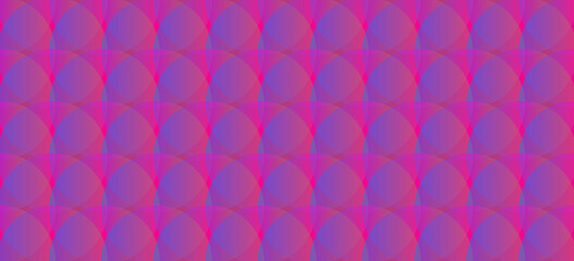 Vibrant Geometric Pattern of Overlapping Circles