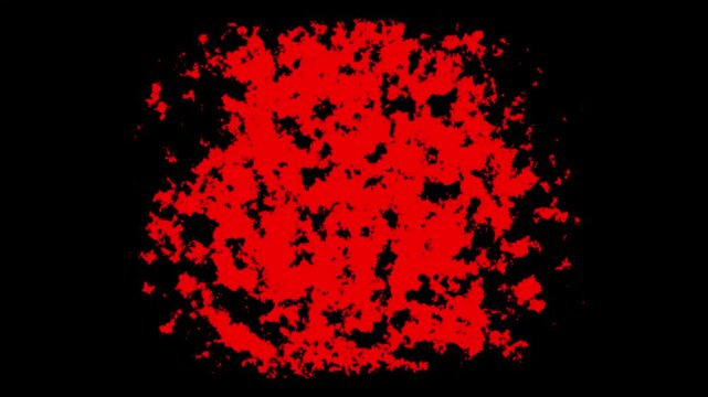 Abstract Red Organic Texture on Black Background image photo