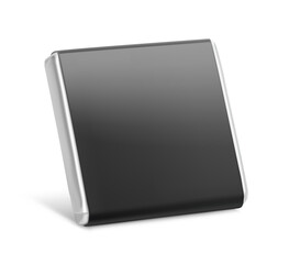 Branded chocolate squares, Neapolitan mockup for promoting business, special occasions. Vector illustration isolated on white background. Easy to use for presentation your logo, design. EPS10.