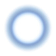 Blue magic glowing ring. Neon realistic energy flare halo ring. Abstract light effect	
