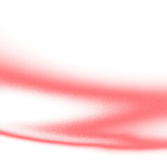 Sparkling red and white light streak effect on transparent background
