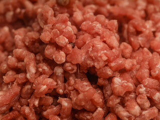 Ground meats in a bowl