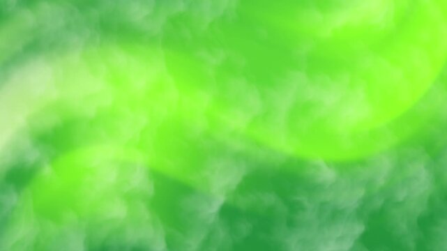 green smoke or fog background  used by video editors or graphic designers as a dynamic background.