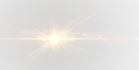 Shimmering sun flare for graphics