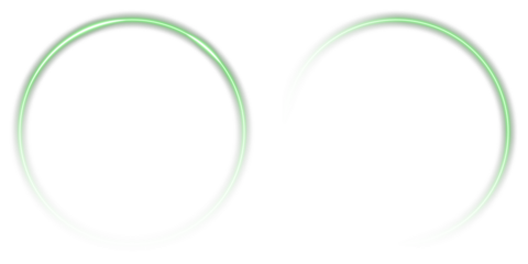 Ideal for sci-fi design, UI interface, cosmic backgrounds, vibrant tech posters and energy concept Neon glowing green rings with orbit effect and radial flare. Futuristic digital halo in dark space.