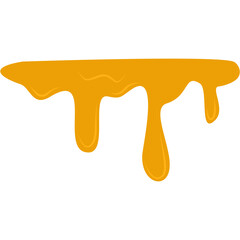 Dripping honey illustration
