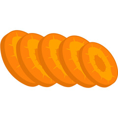 Sliced carrots