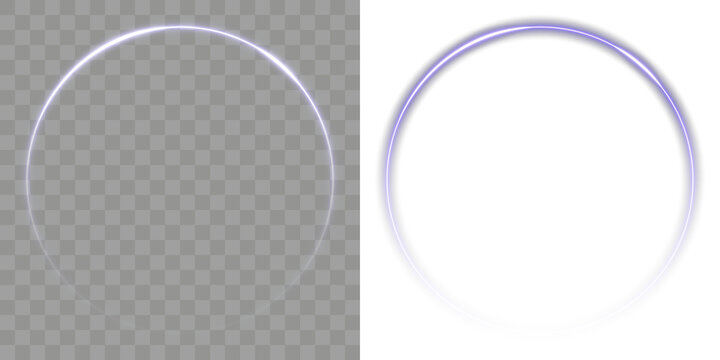 Magic Sphere. Glowing Sphere. Blue light png ring red round power frame sparkle swirl background glowing star trail abstract line shooting. Cyan orbit glows through static dark. Neom Light Circle.