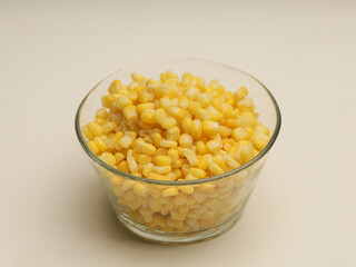 Corn kernels in a bowl