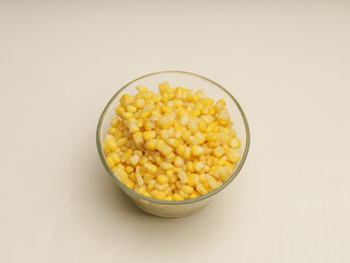 Corn kernels in a bowl