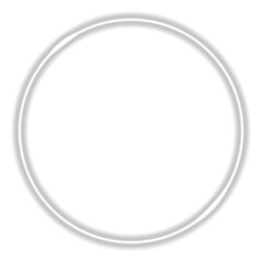 Glowing white spiral. Glowing white neon circle with sparkle, twirl, and shimmer trail. A vibrant, dynamic PNG perfect for futuristic banners, Christmas themes, or energetic abstract designs. PNG.