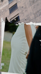 Vertical Paper Cut Transition 08