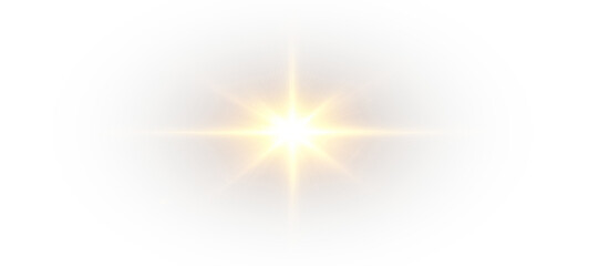 Golden Christmas sparkle with glowing star beams and soft shimmering light, forming a warm celebration backdrop used for premium design compositions.