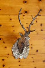 Rustic Deer Head Decor