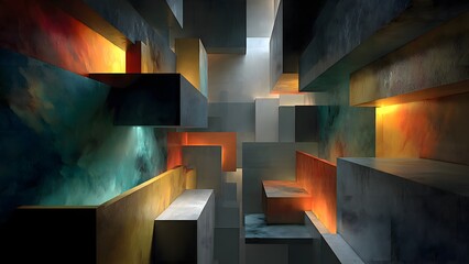 Geometric Layers Depth Render