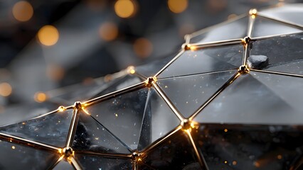 Reflective Tech Mesh Shapes