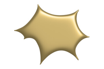 3d speech bubble Blank empty message box Textbox frame for banners, price tags, stickers, design