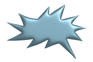 3d speech bubble Blank empty message box Textbox frame for banners, price tags, stickers, design