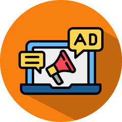 Marketing And Advertising isometric icon