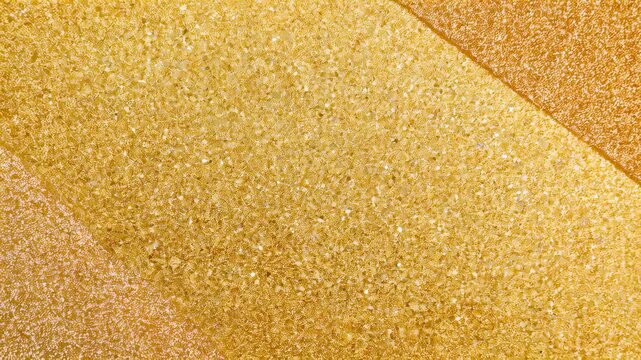 Showing gold-grain surface reacting with camera moving diagonally in close-up, revealing two bands