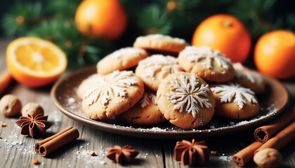 christmas cookies with cinnamon