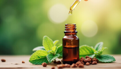 essential oil with mint