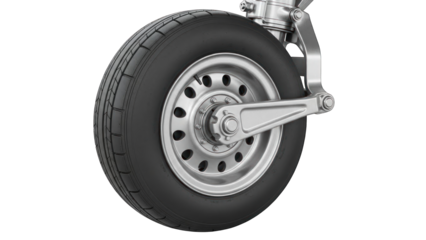 Aircraft Landing Gear Wheel and Tire Assembly.