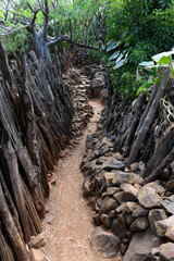 View at the village of Konso in Ethiopia