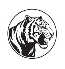 tiger head vector © Nancy