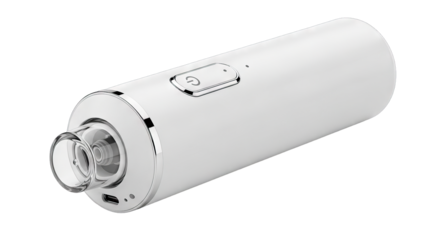 White electric pore vacuum cleaner device for skincare and beauty treatments.