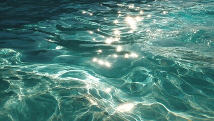 Sparkling pool water surface (4)
