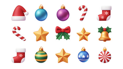 Premium Christmas Mega Icon Pack with Mixed Holiday Symbols