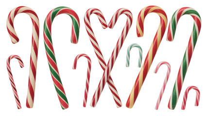 Candy Cane Variety Pack with Classic, Twisted & Decorative Shapes