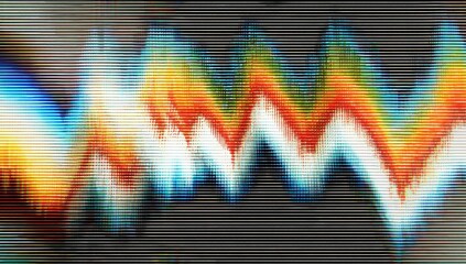 Abstract distorted waves of color