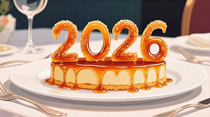 2026 Caramel Cheesecake Dessert Concept