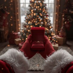 christmas tree and gifts