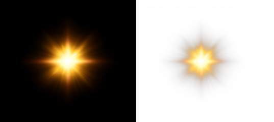 Spotlight sparkle vector element