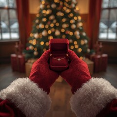 christmas tree and gifts