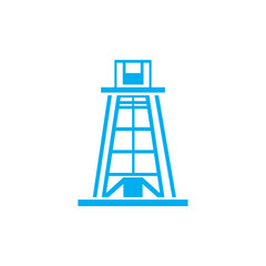 Oil and gas rig icon