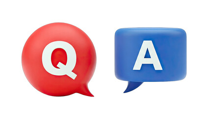 Q&A Speech Bubbles: Asking and Answering Questions