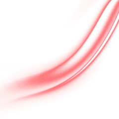 Curved red noise gradient light element